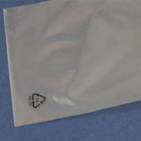 100 x 200 x 0,025 mm, LDPE - Flachbeutel, mit Recyclingsymbol, - Preis pro VE